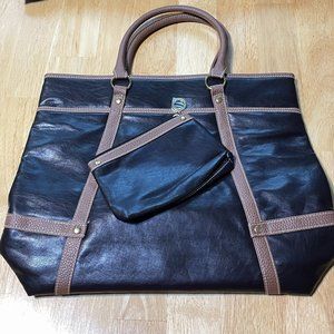 Estee Lauder Black and brown tote bag